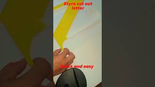 How to put paint and glitter diy styrofoam printing styrofoamdecoration art handmade [upl. by Sandberg]