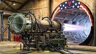 F16 Jet Engine Test At Full Afterburner In The Hush House [upl. by Anoval]