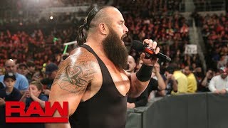 Braun Strowman interrupts Paul Heyman en route to WWE Crown Jewel Raw Oct 22 2018 [upl. by Floss]