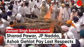 Parkash Singh Badal Funeral Leaders Across Political Spectrum Unite In Paying Respect [upl. by Corinna12]