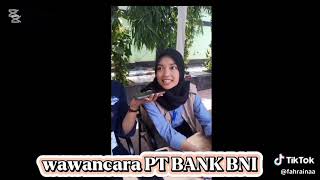 wawancara pt bank bni [upl. by Iva]