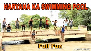 HARYANA KA SWIMMINH POOL II fun video II a run films [upl. by Notnilk738]