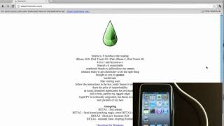 Limera1n Limerain 41 40 Complete Jailbreak for iPod iPad and iPhone [upl. by Schoening]