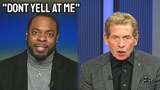 Skip Bayless and Richard Sherman In Heated Exchange Shannon Sharpe All Over Again [upl. by Osgood397]