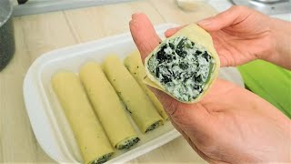 CANNELLONI ricotta e spinaci 😍 La mia ricetta [upl. by Mariya]