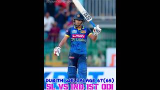 Dunith Wellalage Batting 🔥Sl vs ind Impossible Shot 💥6️⃣7️⃣▫️6️⃣5️⃣ [upl. by Epilef]