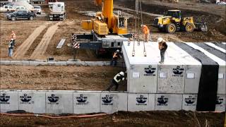 Supersized Clamshell Box Culvert Install  407 ETR amp Anchor Concrete [upl. by Aiouqahs]