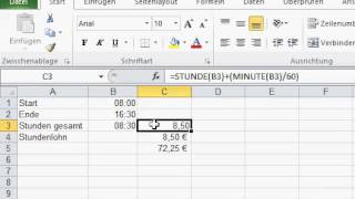 Rico Rebhan präsentiert Excel 2010  Lohnabrechnung erstellen [upl. by Ruby]