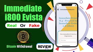 Immediate i800 Evista Real or Fake  Invest in Bitcoin for Beginners  Scam or Legit Review Bitcoin [upl. by Dareece]