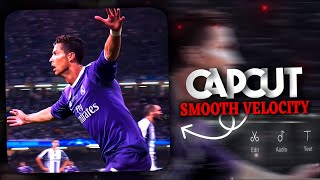 Cap cut smooth velocity EASY edit tutorial [upl. by Prudy358]