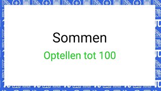 Sommen optellen tot 100  sommen flitsen tot 100  Rekenen voor het 2de leerjaar [upl. by Matthaeus]