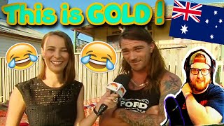 American Reacts to Aussiest Interview EVER  What a Legend [upl. by Suckram744]