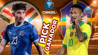 PARAGUAY VS BRASIL PRONÓSTICO ⚽️🏆  ELIMINATORIAS CONMEBOL  JORNADA 8  APUESTAS DEPORTIVAS [upl. by Ecinnej45]