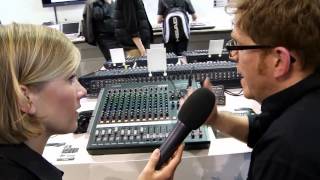 DE Neue Yamaha MGP Mixer  Musikmesse 2012 [upl. by Kirima23]