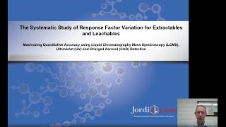 The Systematic Study of Response Factor Variation for Extractables amp Leachables [upl. by Ayra359]