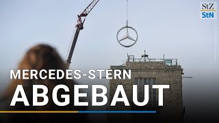 Bis 2025 MercedesStern vom Bahnhofsturm abgebaut  Stuttgart 21 [upl. by Luigi]