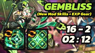 엘소드Elsword INT Gembliss  Plegass Reflection 162  212 New Mod Skills  EXP Gear [upl. by Yrreiht126]