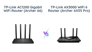 TPLink AC1200 vs TPLink AX3000 🚀 WiFi Router Comparison ⚡️ [upl. by Kemppe121]