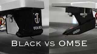 Grado Black vs Ortofon OM5E [upl. by Pedaias]