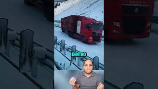 Carreteras extremas pero seguras para camioneros 🚛❄️ [upl. by Labina]