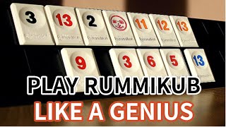 PLAY RUMMIKUB LIKE A GENIUS 107 boardgames rummikub game [upl. by Gaeta953]