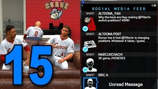 MLB 17 Road to the Show  Part 15  TWITTER HATERS [upl. by Mattland225]