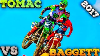 ELI TOMAC VS BLAKE BAGGETT  2017 OUTDOORS [upl. by Kciremed]