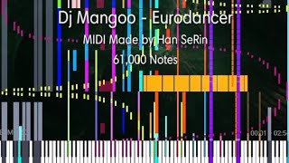 Black MIDI Dj Mangoo  Eurodancer  61k Notes [upl. by Ostraw121]