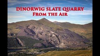 Dinorwig Slate Quarry from the Air [upl. by Dlawso]