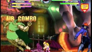 MvC2 Morrigan 90 Darkness Illusion Sequence [upl. by Marks233]