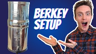 Berkey Water Filter Setup Guide Easy Step by Step Tutorial for Beginners [upl. by Jobina]