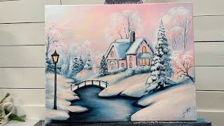 How To Paint PINK COTTAGE [upl. by Adamina]