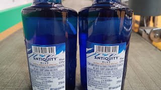 Whisky manufacturing Antiquity blue whisky Pet bottle 1st time [upl. by Idden]