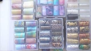 Nail Foils on Polymer Clay [upl. by Epillihp392]