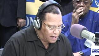 Min Louis Farrakhan speaks on Col Gadhafi with WVONs Cliff Kelleyflv [upl. by Ynar]