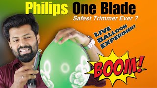 Philips OneBlade Review amp Unboxing  The Best Grooming Tool for Men BalloonTest [upl. by Ytirahc]