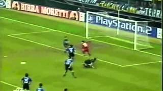 Internazionale vs Lyon 2102002 Group D Champions League 20022003 [upl. by Teece]