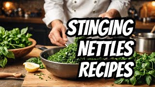 Magic of Stinging Nettles in Asian Pesto amp Italian Soup Recipes [upl. by Leur]