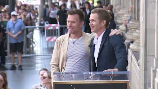 EWAN McGREGOR gets his Star on the Hollywood Walk of Fame [upl. by Lorn]