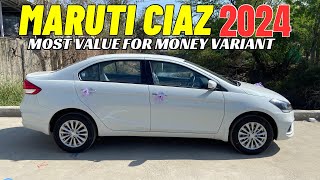 Maruti CIAZ 2024 Model ✅ Most Value For Money Variant  Batter Than SUV Just in 1040 Lakh [upl. by Lotta]