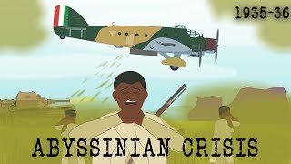 The Italian invasion of Abyssinia 193536 [upl. by Lomaj]