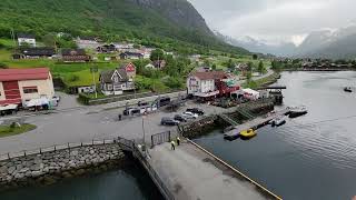 Olden Norway cruise Port  Farewell song [upl. by Eedoj]