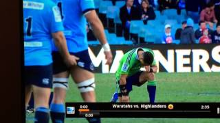 Waratahs vs Highlanders Americans just dont understand [upl. by Maillil]