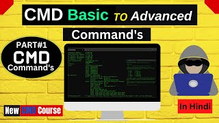 CMD Basic to Advance Commands in Hindi 2023 Command Prompt all Commands  What is CMD GUI amp CLI [upl. by Clea]