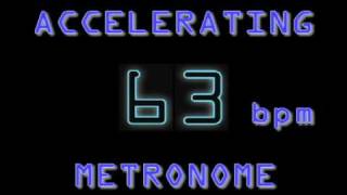 Metronome speed ramp 50100bpm Crush your Guitar Speed by going slow to fast [upl. by Airdnaxela]