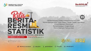 Rilis Berita Resmi Statistik Badan Pusat Statistik Provinsi Jawa Barat 2 Januari 2024 [upl. by Amandy312]