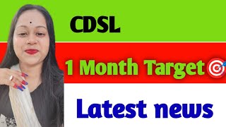 CDSL share  CDSL share latest news  CDSL share news [upl. by Quince]