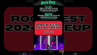 Rock Fest 2024 Lineup Announced Shorts [upl. by Belsky348]