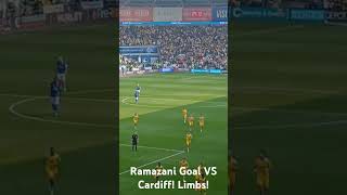 Leeds Fans Go Mental After Ramazani Goal leedsunitee leeds lufc marchingontogether mot ccfc [upl. by Rabbi]