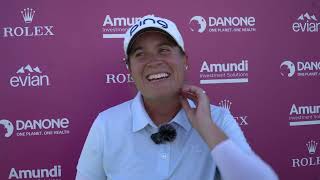 Lauren Coughlin Saturday Flash Interview 2024 The Amundi Evian Championship [upl. by Anilegnave]